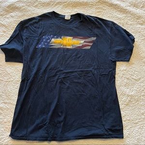 Blue Chevrolet T Shirt XL